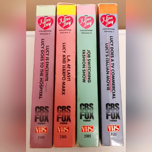4 I Love Lucy VHS Tapes Volume 1,2,3,4 - Picture 4 of 5